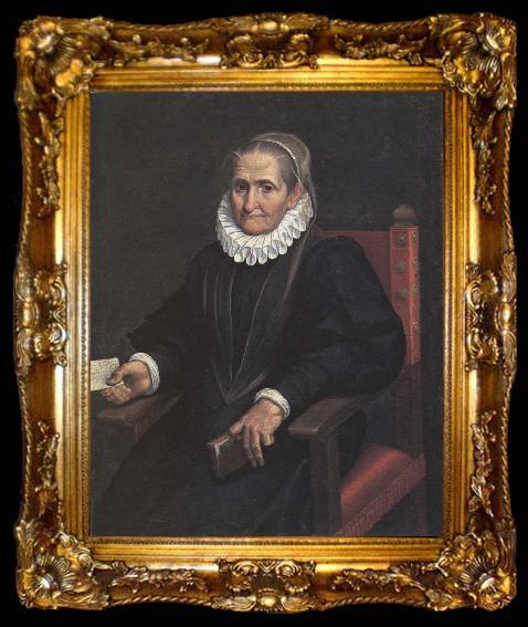 framed  Sofonisba Anguissola Self-Portrait as an Old Woman, ta009-2